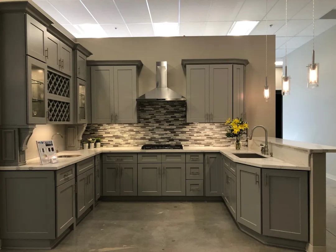kitchen grey cabinets in austin