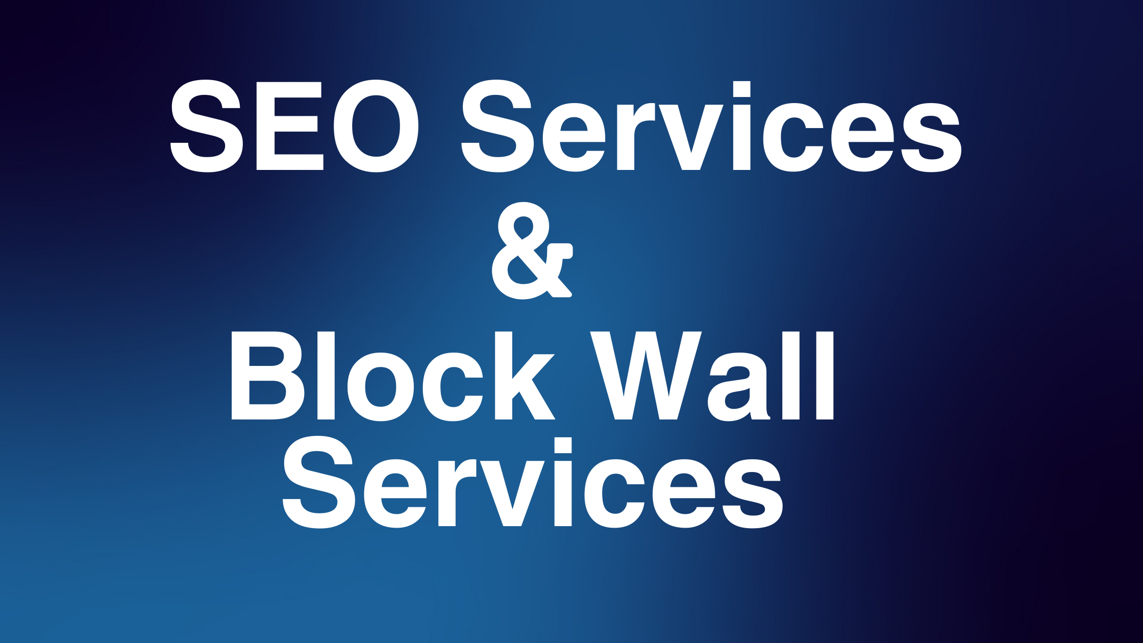 Understanding SEO Marketing for Block Wall Services